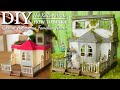DIY🐟シルバニアのお家をリペイント｜釣り好きな猫が暮らすお家｜sylvanian families house renovation