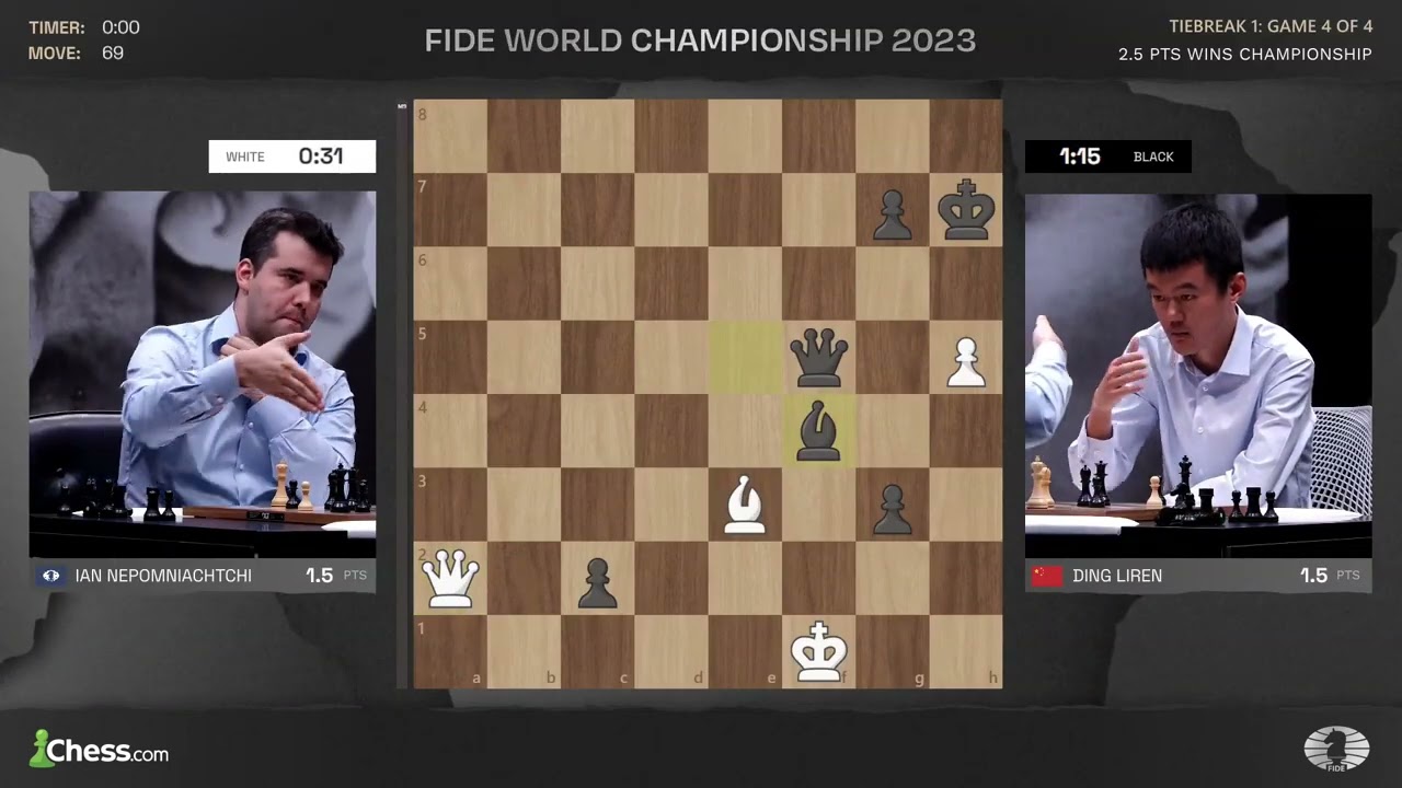 Ding Liren freezes and loses heartbreaking Game 7