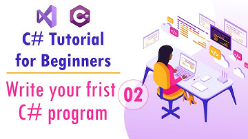 C# Tutorial For Beginners in Hindi/Urdu - How To Write Your First C# Program - Hindi/Urdu Class 2