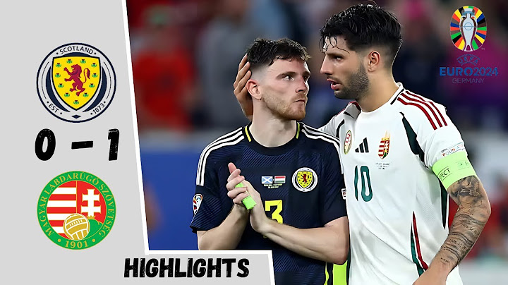Scotland vs Hungary | All Goals & Highlights | EURO 2024 | 23/06/24