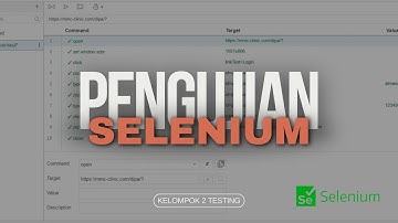 PROJEK UAS KELOMPOK 2 PENGUJIAN SELENIUM IDE