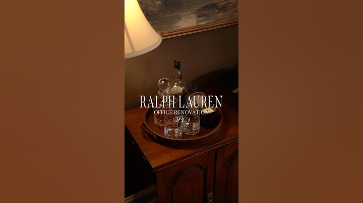 Ralph Lauren Office Renovation Pt. 4 | #office #mensfashion #gentleman #renovation #style