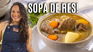 Dominican Sopa de Res | Beef Soup Recipe | Chef Zee Cooks