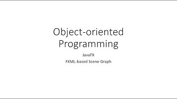 JavaFX Example - FXML-based application
