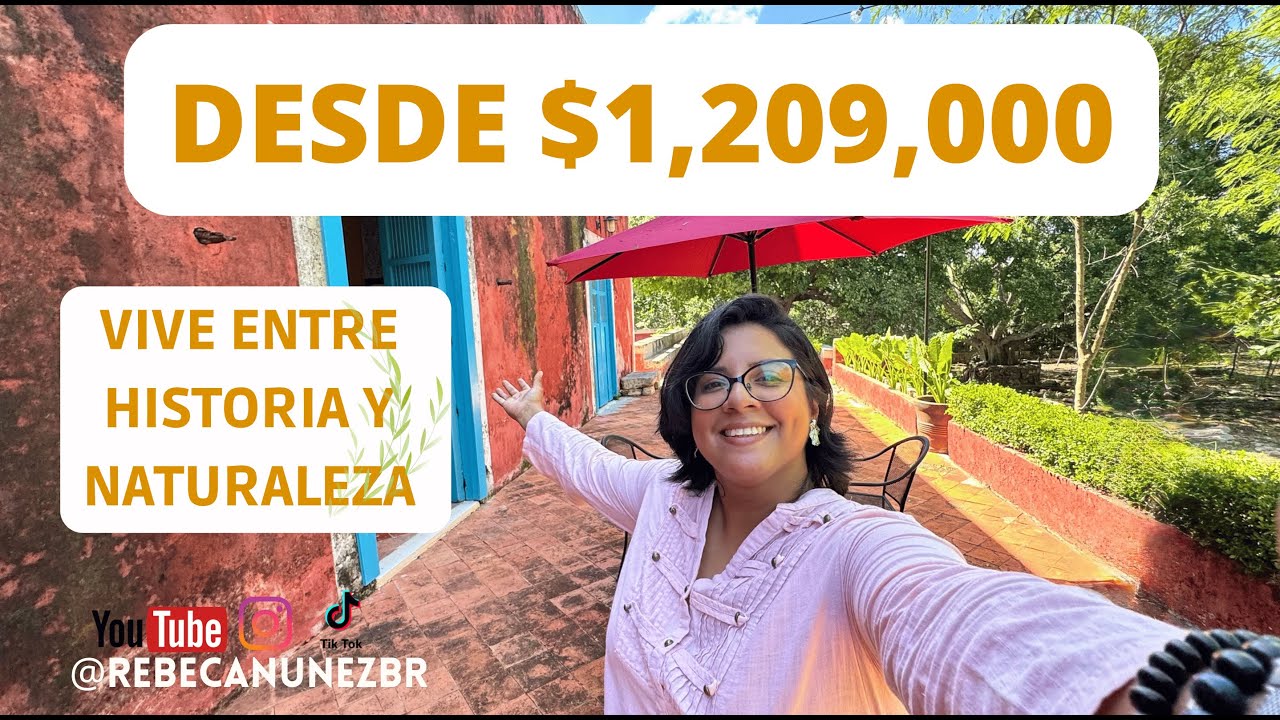 Lofts en preventa dentro de una Hacienda a 25min de Mérida!