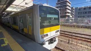 中央・総武線E231系500番台A528編成各駅停車千葉行き、西船橋駅発車。
