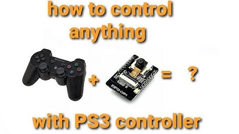 Wireless PS3 Controller Integration with ESP32-based Robot | DIY Robotics Project