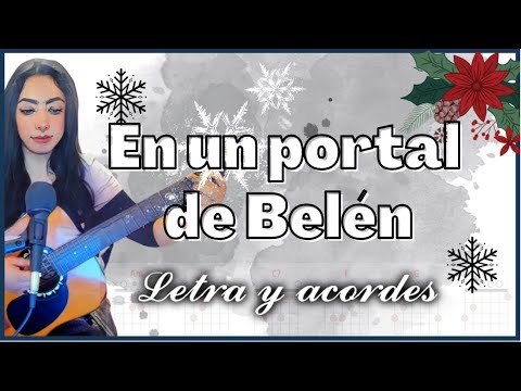 En un portal de Belén | Cover con letra y acordes ♩ ♫ ♬