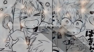 My shaded cube settings || video star