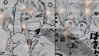 My shaded cube settings || video star