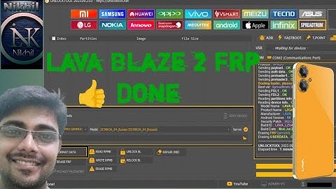 LAVA BLAZE 2 FRP DONE WITH UNLOCK TOOL