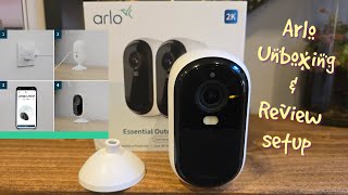 Arlo Essentials indoor cameras unboxing | review | setup #unboxing #review #camera