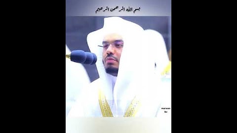 سورة الطارق - الشيخ ياسر الدوسرى