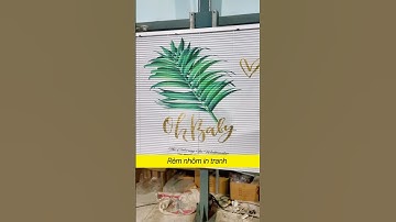 Rèm nhôm in tranh Rèm cửa sổ chống nắng #shorts #remcua