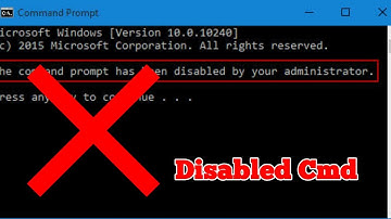 How To Enable/Disable Command prompt | Disable cmd