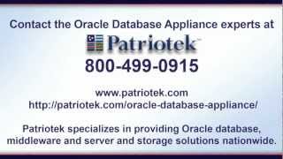 Oracle Database Appliance Patriotek