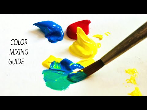 Video: How To Mix Paint Colors