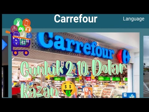 Günlük 2.10 Dolar Kazanmak🤑 | Yeni CarrefourSA Dolar Kazanç Sitesi 💸 | New USDT Earning Site 👈