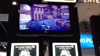 Planetside 2 - E3 Show Floor footage with Totalbiscuit