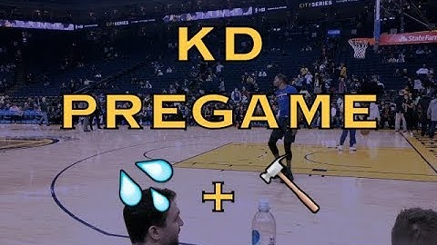 KD (Kevin Durant) pregame routine and dunk, no autographs, before Memphis Grizzlies at Oracle Arena