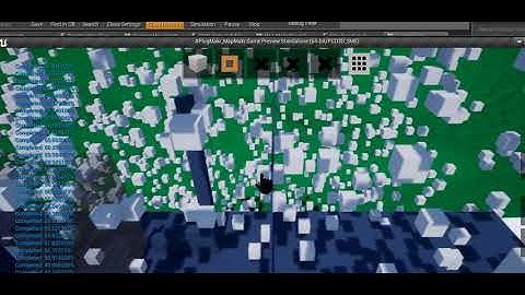 UE4 CSW Autosave Plugin - Async save & load support showcase. (10,000 Actors stress test)
