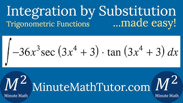 How to Integrate -36x^3sec(3x^4+3)*tan(3x^4+3) dx