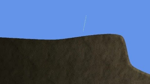 XNA physics and 2d landscape - 1st video