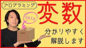 変数とは？【分かりやすい解説シリーズ #1】【プログラミング】