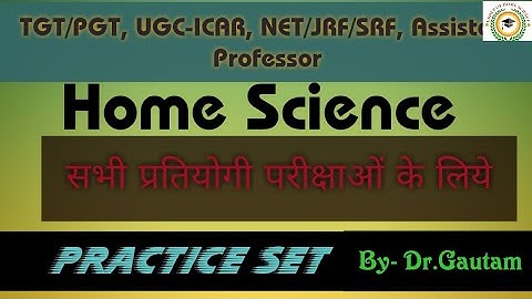 Important Questions TGT/PGT/GIC/UGC,ICAR-NET/JRF/SRF and other Competitive Exams|| BY-Dr. Gautam||