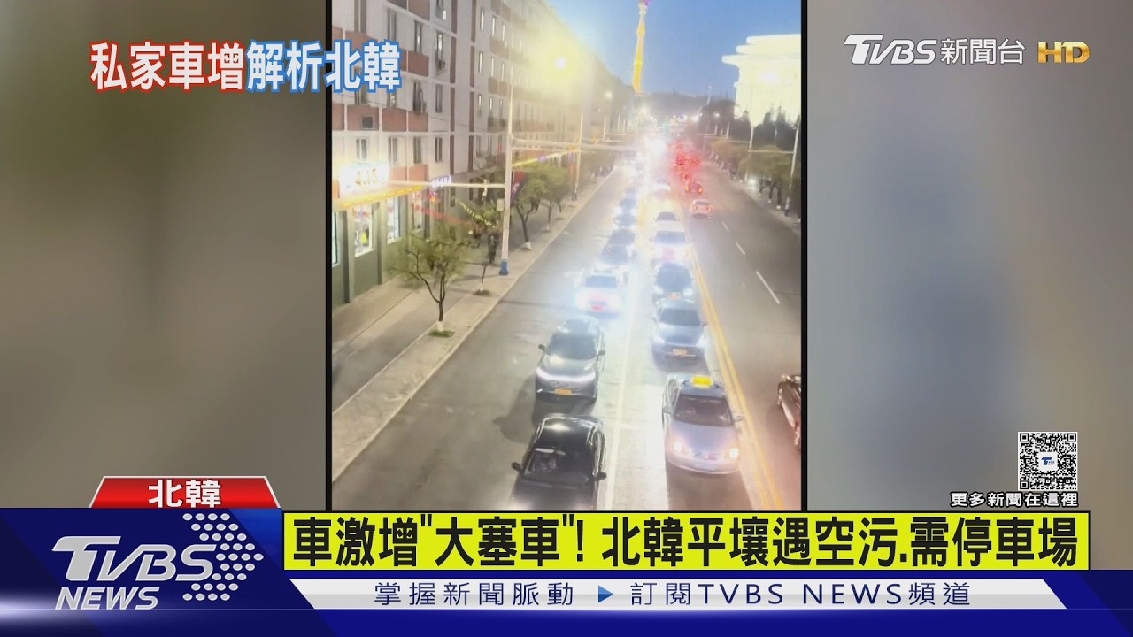 車激增「大塞車」! 北韓平壤遇空污.需停車場｜TVBS新聞 @TVBSNEWS01