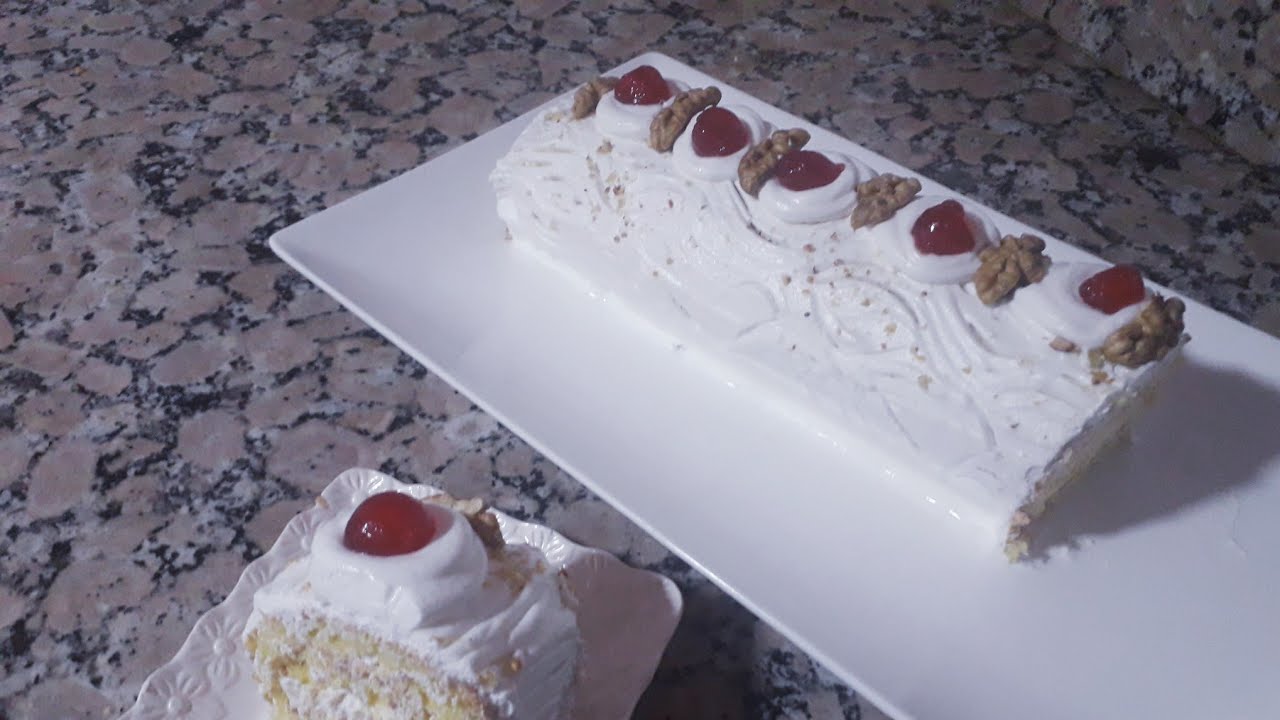 كيك رولي ساهل كيجي هائل وبمذاق رائع 😋جربوه متندموش