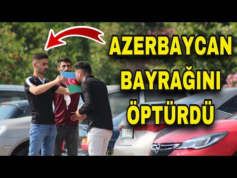 PARA KARŞILIĞI AZERBAYCAN BAYRAĞI YAKAR MISIN ( SOSYAL DENEY )