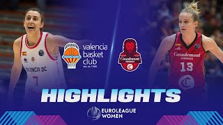 Valencia Basket Club v Casademont Zaragoza | Gameday 12 | Highlights | EuroLeague Women 2023