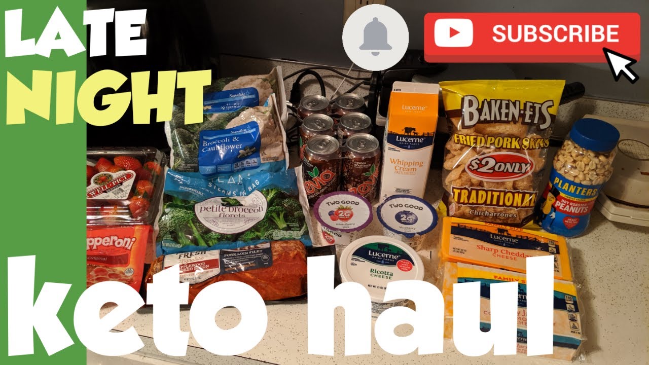 KETOber Day 4 // Late Night Keto Haul // Keto Lunch & Dinner YouTube