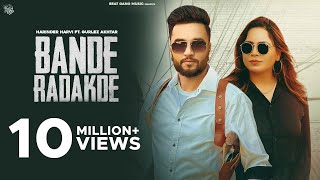 Miniatura de vídeo de "BANDE RADAKDE (Official Video) Harinder Harvi |Gurlez Akhtar|Sabba|Laddi Gill| New Punjabi Song 2022"