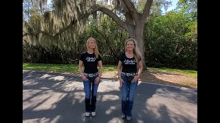 Miranda Lambert's, "Strange", country line dance demo