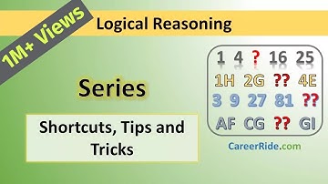 Series - Tricks & Shortcuts for Placement tests, Job Interviews & Exams