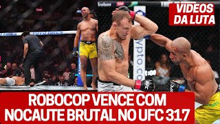 VIDEO LUTA: GREGORY ROBOCOP VENCE COM NOCAUTE BRUTAL NO UFC 317