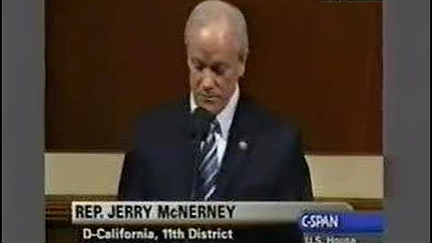 McNerney addresses congress about the mathematics of E8.