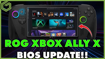 ROG Xbox Ally X NIEUWE BIOS-update en meer!!