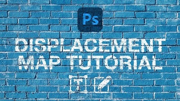 How to use a Displacement Map to Blend Text on a Wall - Photoshop Tutorial