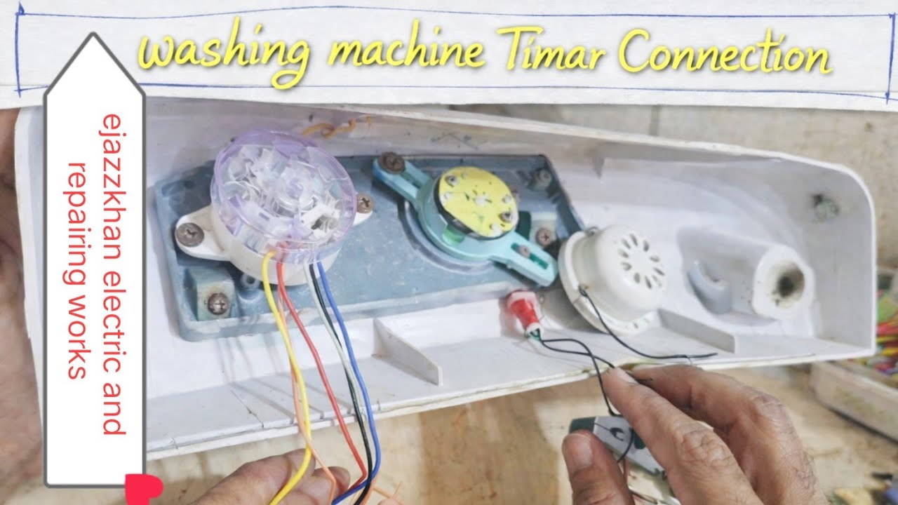 How to washing machine timer connection |Washing machine Two Way Switch connectionUrdu/Hindi.(part2)