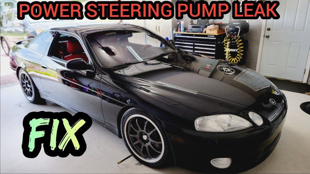 2JZ SC300 AND GS300 POWER STEERING PUMP LEAK FIX YouTube