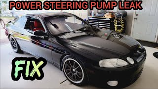 2JZ SC300 AND GS300 POWER STEERING PUMP LEAK FIX