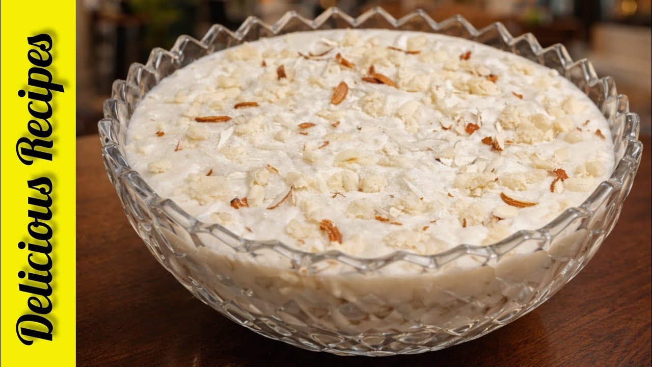 Rice Kheer Recipe By Delicious Recipes | Kheer Banane Ka Tarika | Eid Special ✨