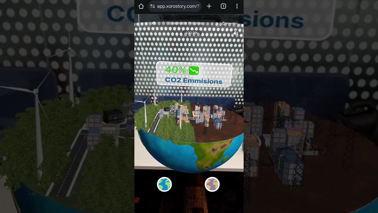 XORO Story for a manufacturing company | Sustainability XR Experience