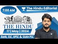 17 may 2024  the hindu editorial analysis  editorial by vishal sir  bank  ssc  upsc