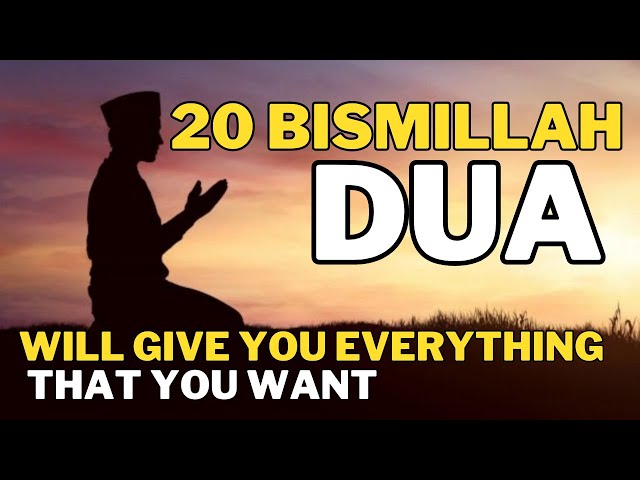 BISMILLAH MORNING DUA OPEN DAY FULL OF BLESSINGS || DUA OF BLESSINGS class=