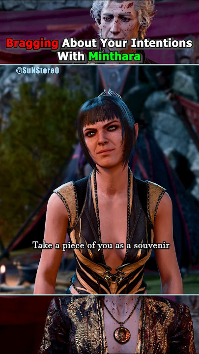 Bragging About Your Intentions to Smash Minthara in Baldur's Gate 3