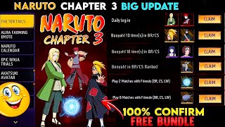 Naruto Chapter 3200% Confirm Free Hinata Bundle Naruto Chapter 3Update Freefire In Telugu